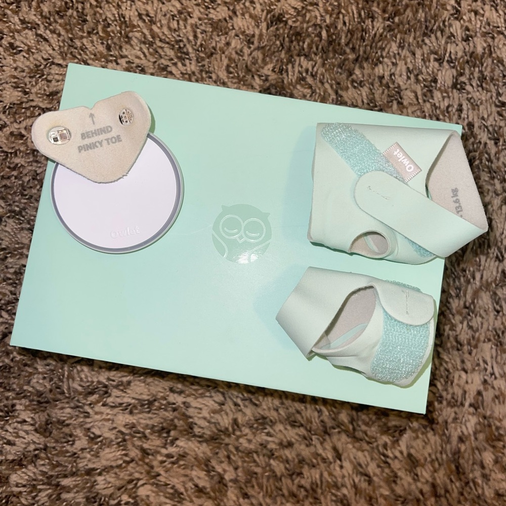 NEVER USED Owlet Sock 3rd Generation